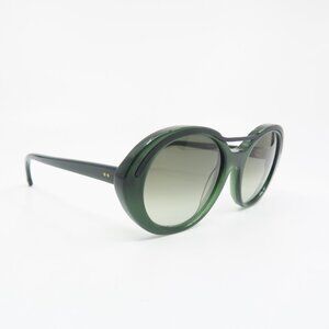 Nathalie Blanc FRANCESCA 463 Green/Grey Gradient Lenses, New Women's Sunglasses.